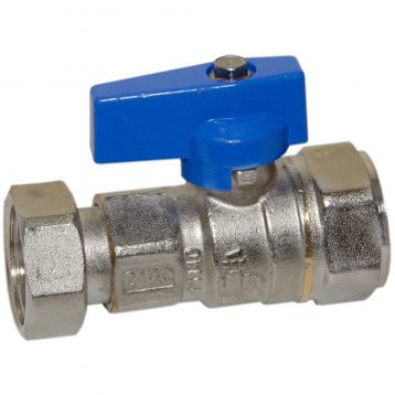 Bianchi Кран прямий d3/4" В х 3/4" В з накидною гайкою (blue/синій) (528005050E)