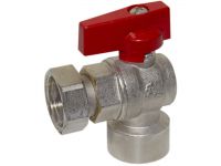 Bianchi Кран кутовий d3/4" В х 3/4" В з накидною гайкою (red/червоний) (527005050F)