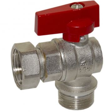 Bianchi Кран кутовий d3/4" З х 3/4" В з накидною гайкою (red/червоний) (526005050F)