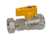 Bianchi Кран (газ) прямий d3/4" В х 3/4" В (накидка гайка) (528005050G)