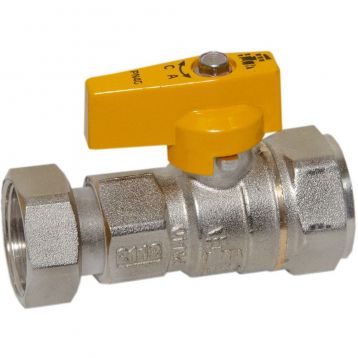 Bianchi Кран (газ) прямий d3/4" В х 3/4" В (накидка гайка) (528005050G)