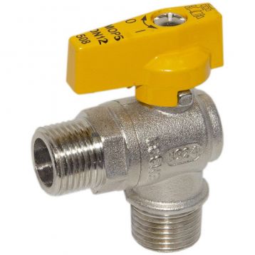 Bianchi Кран газовий кутовий d1/2" ЗЗ (508000042G)