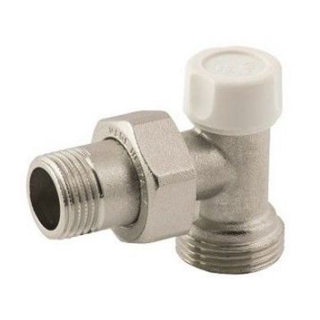 Bianchi Кран радиаторный отсекающий d1/2" х 3/4"E (евроконус) угловой (414E000400)