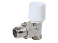 Bianchi Кран радіаторний d1/2" х 3/4"E (євроконус) кутовий (413E000400)