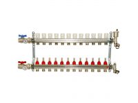 Bianchi Коллектор (НЕРЖАВЕЙКА) в сборе с расходомерами d1" x12 x 3/4" НР L-791 мм (A350A6250A)