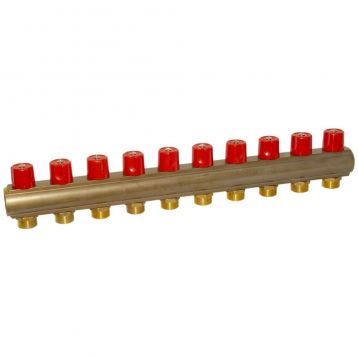 Bianchi Колектор з вентилями d1" х 10 х 3/4"ЗР (red/червоний) I-50 мм (240E06050A)