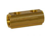 Bianchi Колектор d1" х 2 х 1/2" ВР латунь з отвором для ПВ 3/8" I-50 мм (252A060400)