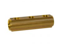 Bianchi Коллектор d1" х 3 х 1/2" ВР латунь с отверстием для ПВ 3/8" I-50 мм (253A060400)