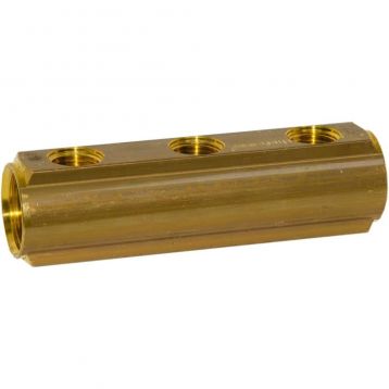 Bianchi Колектор d1" х 3 х 1/2" ВР латунь з отвором для ПВ 3/8" I-50 мм (253A060400)