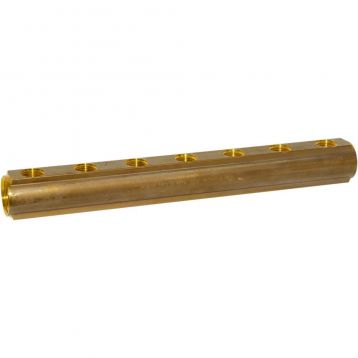 Bianchi Колектор d1" х 7 х 1/2" ВР латунь з отвором для ПВ 3/8" I-50 мм (257A060400)