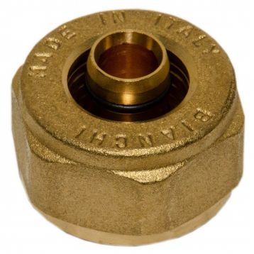 Bianchi Гайка з ніпелем d16 х 2,0 х 3/4" (м.п.) латунна (219E000503)