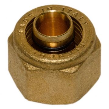 Bianchi Гайка з ніпелем d16 х 2,0 х 1/2" (м.п.) латунна (2190000403)