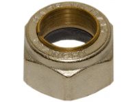 Bianchi Гайка с кольцом d15 х 1/2" никель (215GN4250G)