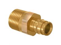 Штуцер латунь Uponor GmbH Q&E з зовнішньою конусною різьбою Ø20 х R1/2" ЗP (1023005)