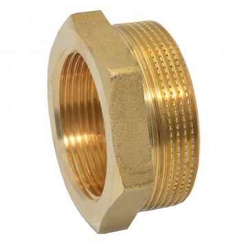 Pattaroni Перехідник латунний (футорка) d1 1/2" х 2" ВЗ (F593R021)