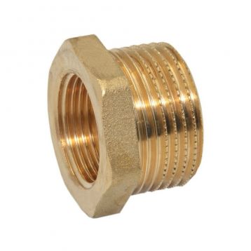 Pattaroni Перехідник латунний (футорка) d3/4" х 1" ВЗ (F593R012)