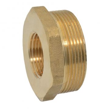 Pattaroni Перехідник латунний (футорка) d1 1/4" х 1 1/2" ВЗ (F593R019)