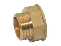 Pattaroni Перехідник латунний (під ключ) d1 1/4"M х 1 1/2"F ЗВ (F272R011)