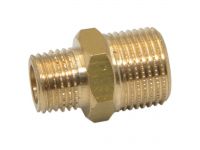 Pattaroni Ніпель редукційний латунний d1/4" х 3/8" ЗЗ (F591R001)