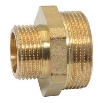 Pattaroni Ніпель редукційний латунний d1" х 1 1/2" ЗЗ (F591R011)