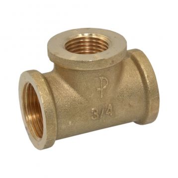 Pattaroni Трійник редукційний латунний d3/4" х 1/2" х 3/4" ВВВ (F131R001)