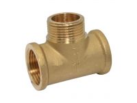 Pattaroni Трійник редукційний латунний d1" x 1/2" x 1" В-З-В (F139R003)