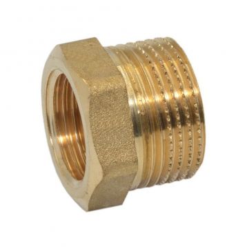 Pattaroni Перехідник латунний (футорка) d1/2" х 3/4" ВЗ (F593R007) Pattaroni - 1