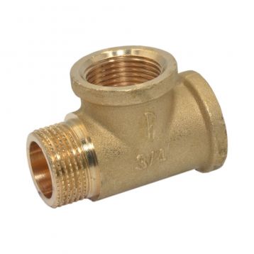 Pattaroni Трійник латунний d3/4" З-В-В (F138R003) Pattaroni - 1