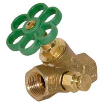 Вентиль Bonomi 1/2" V-образный наклонный вентиль с клапаном (75300004)