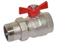 Кран-американка шаровой Bonomi TAMIGI 1 1/4" red (76500010R)