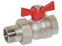 Кран-американка шаровой Bonomi TAMIGI 3/4" red (76500006R)