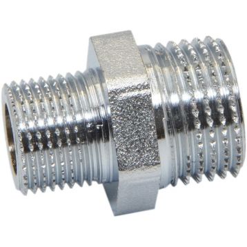 Pattaroni Ніпель редукційний (хром) d3/8" х 1/2" ЗЗ (F591CR003)