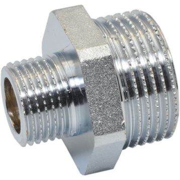 Pattaroni Ніпель редукційний (хром) d1/2" х 1" ЗЗ (F591CR006)