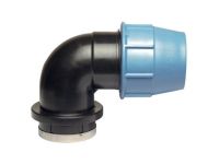 Коліно Unidelta Ø110 х 4" В PN16 PP-B (УФ захист) (1009111010001)