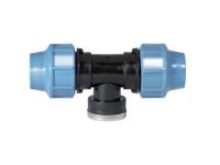 Трійник Unidelta Ø20 х 3/4"В х 20 PN16 PP-B (УФ захист) (1007020003001)