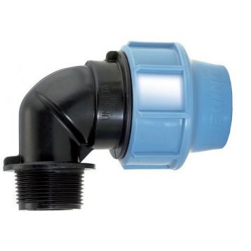 Коліно Unidelta Ø32 х 1" З PN16 PP-B (УФ захист) (1008032004001)