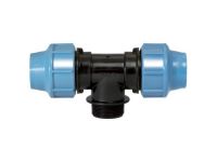 Трійник Unidelta Ø25 х 1/2"З х 25 PN16 PP-B (УФ захист) (1010025002001)