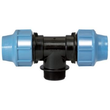 Трійник Unidelta Ø25 х 1/2"З х 25 PN16 PP-B (УФ захист) (1010025002001)