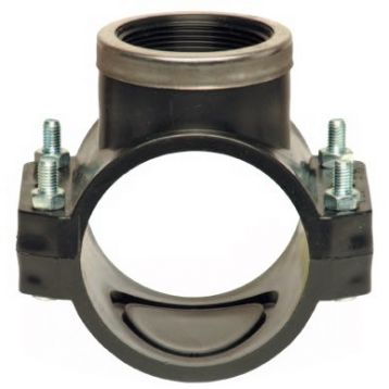 Хомут для врізки Unidelta Ø63 х 3/4" В PN10 PP-B (УФ захист) (1026063003001)