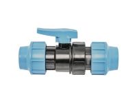 Кран кульовий для ПЕ труб Unidelta Ø32 x 32 PP-B (УФ захист) (1070032000001)