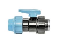 Кран кульовий для ПЕ труб Unidelta Ø32 x 1" ВР PP-B (УФ захист) (1071032004001)