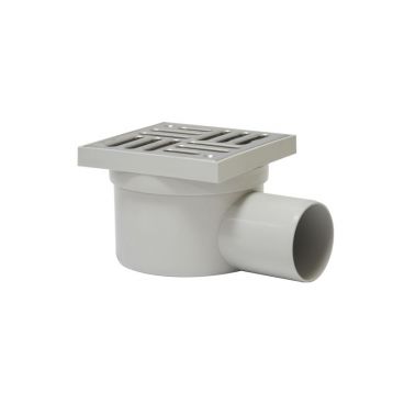 Трап горизонтальний нержавіючий REDI s.p.a. INOX Ø50 х 100 мм (E2245AI)