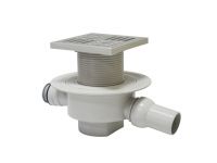 Трап горизонтальний поворотний з "сухим затвором" (кулька) REDI s.p.a. INOX Ø50 х 150 мм (E2SE8AI)