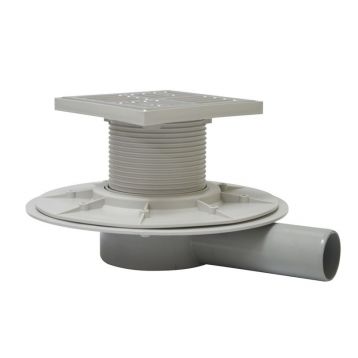 Трап горизонтальный фланцевый с "сухим затвором" (шарик) REDI s.p.a. INOX Ø50 х 150 мм (EAS25AI)