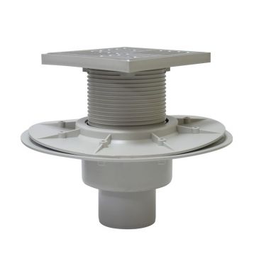 Трап вертикальний фланцевий з "сухим затвором" (кулька) REDI s.p.a. INOX Ø50 х 150 мм (EAS45AI)