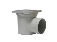 Трап горизонтальный нержавеющий REDI s.p.a. INOX Ø110 х 150 мм (EBA44AI)