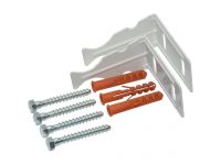 Кронштейн кутовий для алюмінієвого радіатора (БІЛИЙ) Raccorderie Metalliche S.p.A. (855000000(V))