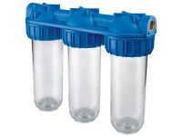 Фільтр-колба Atlas Filtri TRIPLEX PLUS 3P 3/4" (латунь) 10" (senior) AFO SX TS 45°C 8 bar (RA112T431)