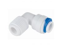 Колено Ø1/4" (трубка) х Ø1/8" наружная резьба с обратным клапаном Atlas Filtri (RE7402011)