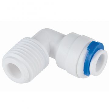 Колено Ø1/4" (трубка) х Ø1/8" наружная резьба с обратным клапаном Atlas Filtri (RE7402011)